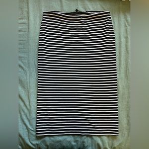 Striped Pencil Skirt
